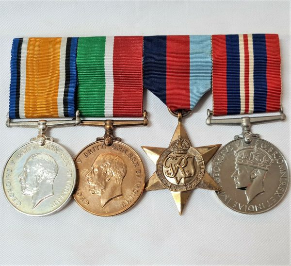 WW1 AND WW2 DUNKIRK AND D DAY MERCANTILE MARINE MEDAL GROUP TO CAPTAIN MARDEN