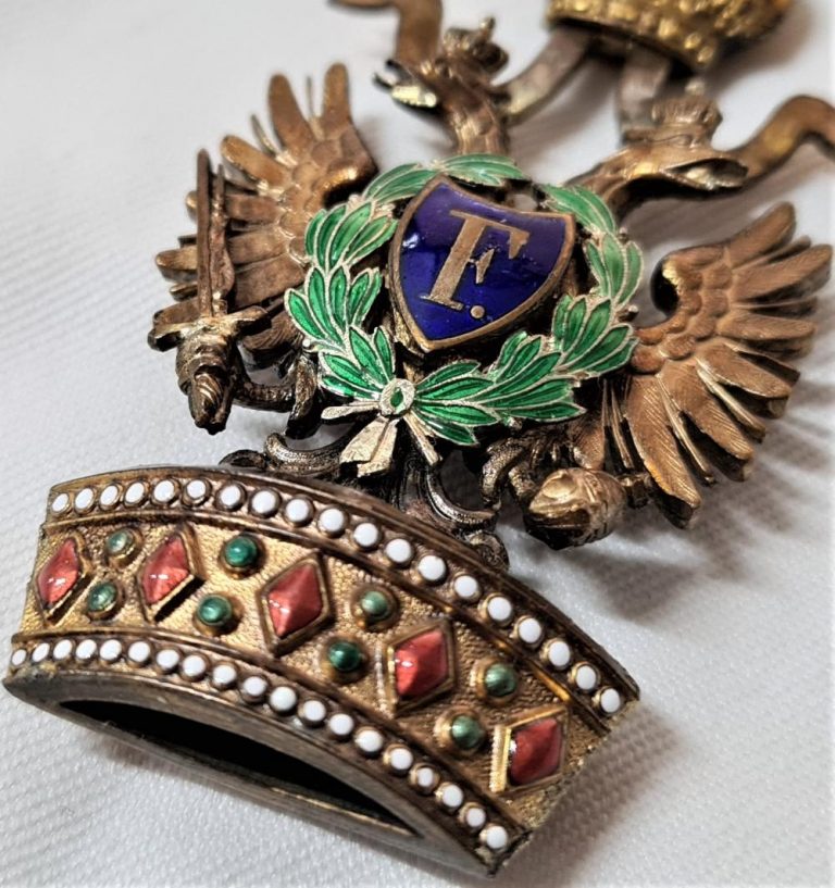 WW1 Austria-Hungary Empire, Order of the Iron Crown, Commander's neck Badge, Civil Division - Image 3