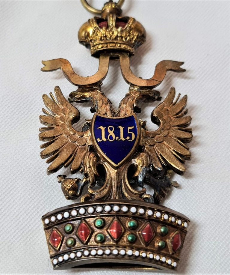 WW1 Austria-Hungary Empire, Order of the Iron Crown, Commander's neck Badge, Civil Division - Image 6