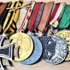 WW1 & WW2 Austria-Hungary set of 10 military medals