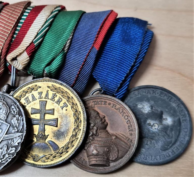 Vintage & Rare WW1 & WW2 Austria & Hungary (Austro-Hungarian) Set of 10 Military Medals - Image 4