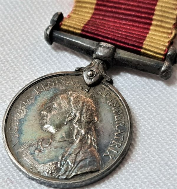 CHINA WAR MEDAL 1900 MINIATURE BOXER REBELION AUSTRALIAN AND BRITISH ISSUE