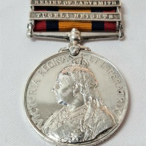 *DIED OF DISEASE* MAY 1900 BOER WAR MEDAL 962 ISTED RIFLE BRIGADE PRE WW1