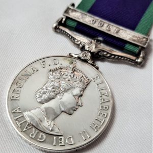 ROYAL FLEET AUXILLIARY SERVICE POST WW2 BRITISH GENERAL SERVICE MEDAL GULF RARE