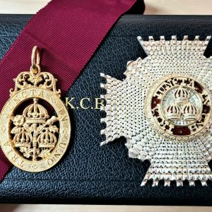 MOST HONOURABLE ORDER OF THE BATH KCB CIVILIAN MEDAL & BREAST BADGE CASED SET