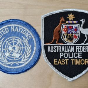 POST WW2 ERA OBSOLETE AUSTRALIAN FEDERAL POLICE FORCE UNIFORM PATCHES lot 2