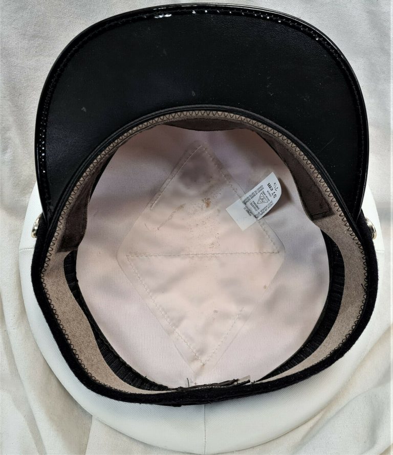 POST WW2 ROYAL CANADIAN NAVY ADMIRAL SUMMER TOP UNIFORM PEAKED CAP - Image 7