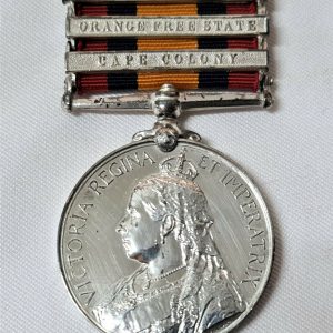 QUEENS SOUTH AFRICA BOER WAR MEDAL 2722 LATIMER 14TH HUSSARS MILITARY POLICE WW1