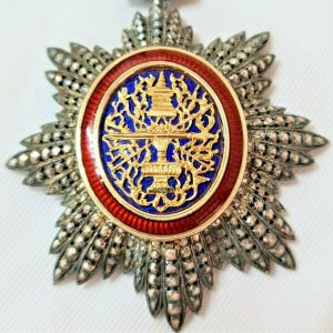 RARE WW1 ROYAL ORDER OF CAMBODIA MEDAL PALAIS ROYAL PARIS KRETLY FRANCE COLONY