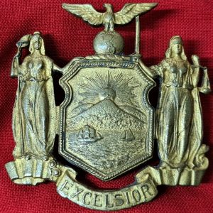 VINTAGE 1800'S US NEW YORK POLICE FORCE UNIFORM BADGE