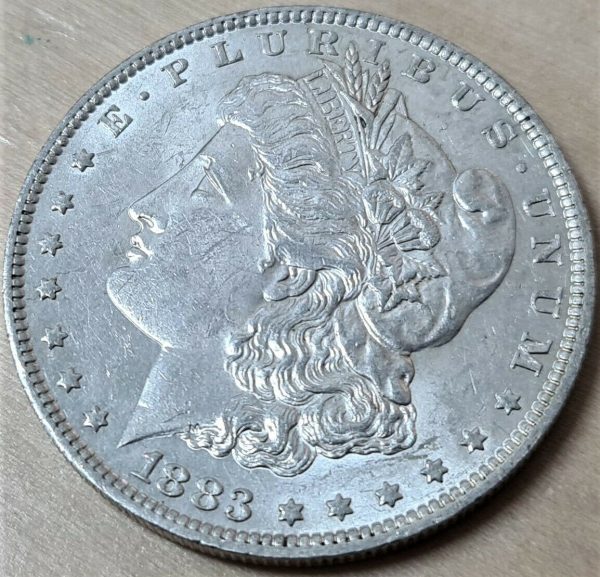 VINTAGE US MORGAN SILVER DOLLAR 1883 COIN