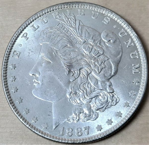 VINTAGE US MORGAN SILVER DOLLAR 1897 COIN