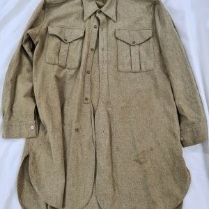 VINTAGE WW2 AUSTRALIAN ARMY UNIFORM 'HAIR' UNDER SHIRT ANZAC AIF