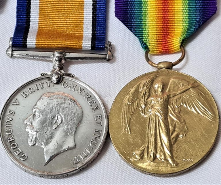 WIA GALLIPOLI 16TH BN 1935 PTE JAMES CUTHBERT RICHARDS MEDAL TRIO ANZAC AIF - Image 3