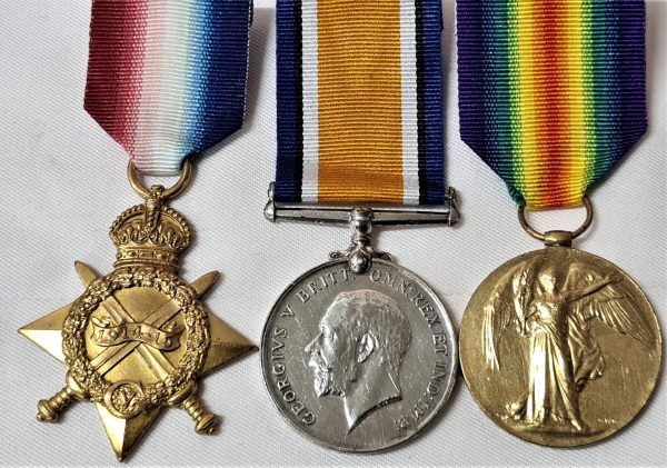 WIA GALLIPOLI 16TH BN 1935 PTE JAMES CUTHBERT RICHARDS MEDAL TRIO ANZAC AIF