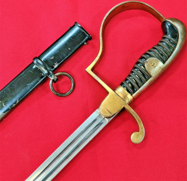 WW2 GERMAN ARMY NON-COMMISSIONED & OFFICER’S SWORD & SCABBARD