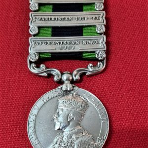 1/4 GURKHA RIFLES INDIA GENERAL SERVICE MEDAL 1220 RIFLEMAN GURUNG WW1 SERVICE