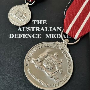 8561289 M HAMILTON AUSTRALIAN DEFENCE MEDAL CASED SET