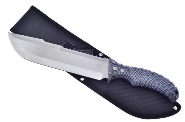 FROST CUTLERY TAC XTREME IMITATION CARBON FIBER COMBAT KNIFE