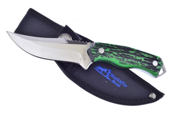 Green Delrin Bowie with Sheath