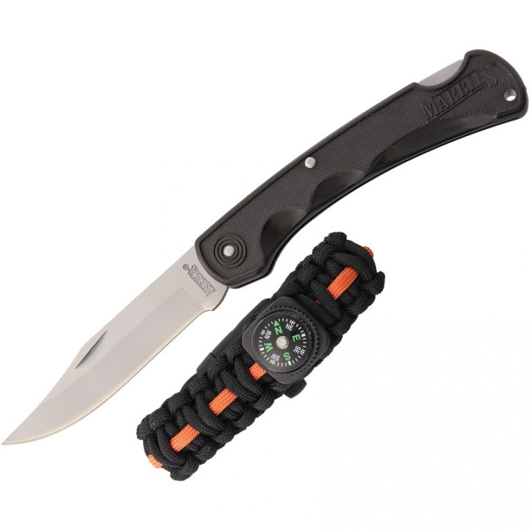 Marbles Brushy Mountian Survival Lockback Pocket Knife Set