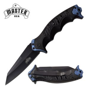 Master USA Linerlock Pocket Knife A/O Blue