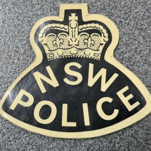 POST WW2 ERA OBSOLETE AUSTRALIAN NSW POLICE FORCE STICKER