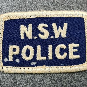 POST WW2 ERA OBSOLETE AUSTRALIAN NSW POLICE FORCE UNIFORM PATCHES