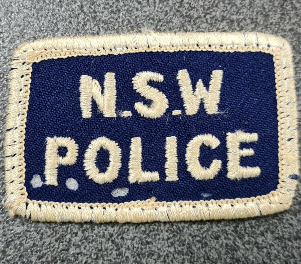 POST WW2 ERA OBSOLETE AUSTRALIAN NSW POLICE FORCE UNIFORM PATCHES