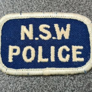 POST WW2 ERA OBSOLETE AUSTRALIAN NSW POLICE FORCE UNIFORM PATCHES