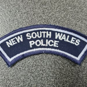 POST WW2 ERA OBSOLETE AUSTRALIAN NSW POLICE FORCE UNIFORM PATCHES