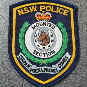 POST WW2 ERA OBSOLETE AUSTRALIAN NSW POLICE FORCE UNIFORM PATCHES lot 6