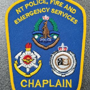 POST WW2 ERA OBSOLETE NORTHERN TERRITORY POLICE & FIRE CHAPLAIN UNIFORM PATCH