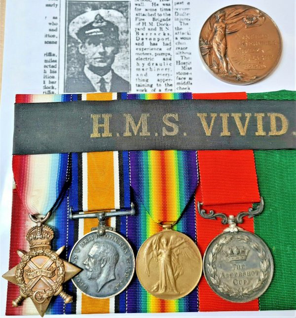 SCARCE WW1 JUTLAND & RUSSIA 1914-15 MEDAL GROUP LT COMMANDER COSGROVE ROYAL NAVY