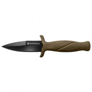 SMITH & WESSON® 1100072 FDE SPEAR POINT FIXED BLADE BOOT KNIFE