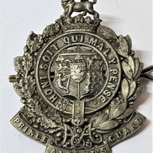 WW1 ERA SOUTH AFRICA ARMY PRINCE ALFRED'S GUARD UNIFORM CAP BADGE