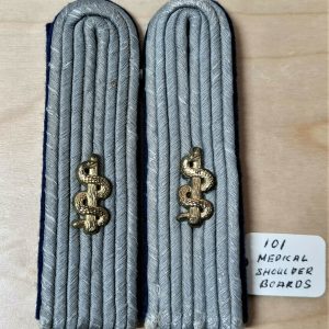 WW2 GERMAN UNIFORM MEDICAL OFFICER'S SHOULDER BOARDS