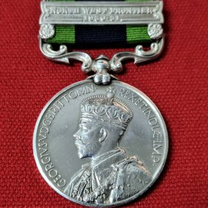 1st GURKHA RIFLES INDIA GENERAL SERVICE MEDAL 1O5 GURUNG NW FRONTIER +WW1