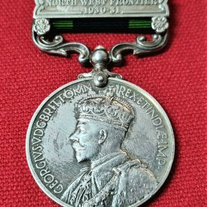 INDIA GENERAL SERVICE MEDAL NW FRONTIER 7111446 RICHMOND ESSEX REGIMENT +WW1