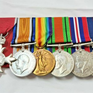 NORTH RUSSIA 1917 & WW2 MI6 SPY? WW1 & WW2 MBE MEDAL GROUP WING COMMANDER FLEET