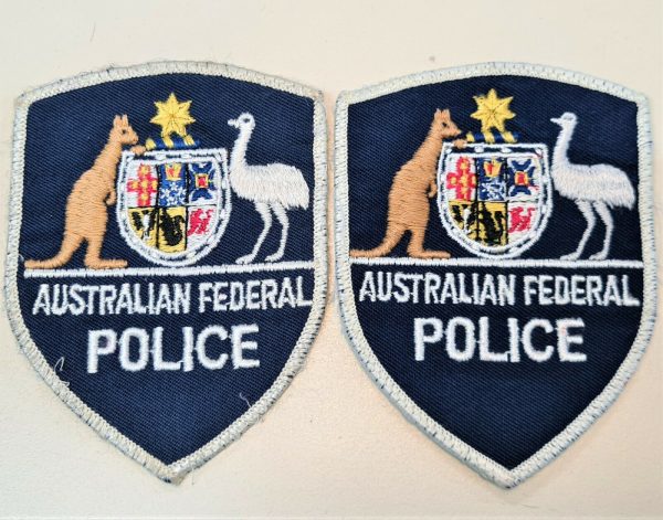 POST WW2 ERA OBSOLETE AUSTRALIAN FEDERAL POLICE FORCE UNIFORM PATCHES lot 11