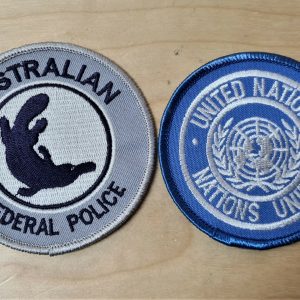 POST WW2 ERA OBSOLETE AUSTRALIAN FEDERAL POLICE FORCE UNIFORM PATCHES lot 3