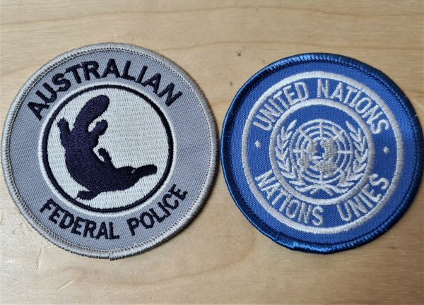 POST WW2 ERA OBSOLETE AUSTRALIAN FEDERAL POLICE FORCE UNIFORM PATCHES lot 3