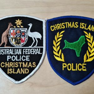 POST WW2 ERA OBSOLETE AUSTRALIAN FEDERAL POLICE FORCE UNIFORM PATCHES lot 4