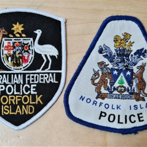 POST WW2 ERA OBSOLETE AUSTRALIAN FEDERAL POLICE FORCE UNIFORM PATCHES lot 5