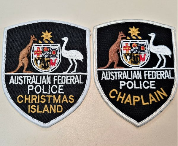 POST WW2 ERA OBSOLETE AUSTRALIAN FEDERAL POLICE FORCE UNIFORM PATCHES lot 9