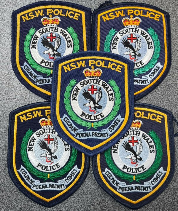 POST WW2 ERA OBSOLETE AUSTRALIAN NSW POLICE FORCE UNIFORM PATCHES lot 3