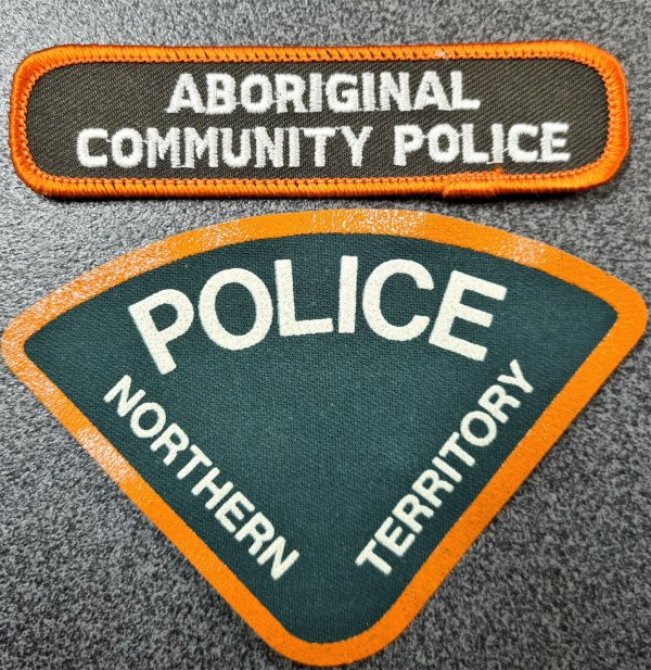 POST WW2 ERA OBSOLETE NORTHERN TERRITORY POLICE FORCE UNIFORM PATCHES LOT 10