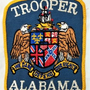 POST WW2 ERA OBSOLETE US ALABAMA STATE TROOPER POLICE FORCE UNIFORM PATCH