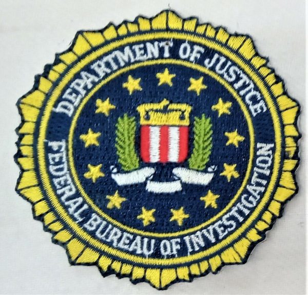 POST WW2 ERA OBSOLETE US DEPARTMENT OF JUSTICE FBI POLICE FORCE UNIFORM PATCH